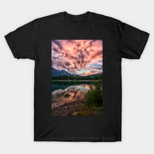 Surprise Sunset at Lake Patricia T-Shirt